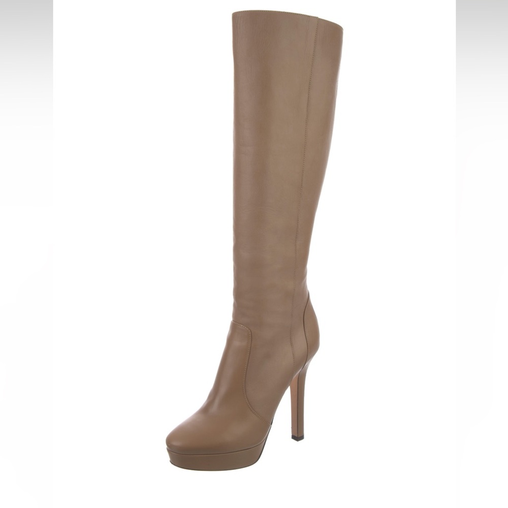 Jimmy Choo Boots in Taupe Leather